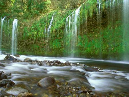 Mossbrae Falls, Dunsmuir, California - mossbrae falls, california, dunsmuir