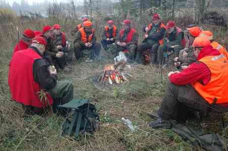 Moose hunting in Finland campfire - moose hunting, campfire, hunting, finland