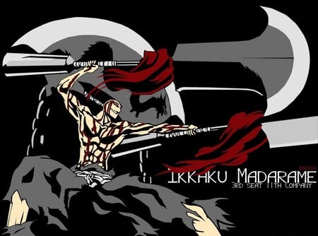 Ikkaku Madarame - soul, reaper, kon, ichigo, hollow, characters, bankai, bleach, rukia