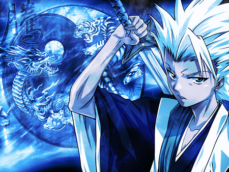 Toushiro Hitsugaya - soul, reaper, kon, ichigo, hollow, characters, bankai, bleach, rukia