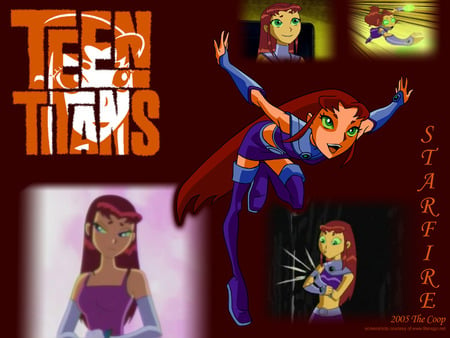 starfire - anime, cartoons