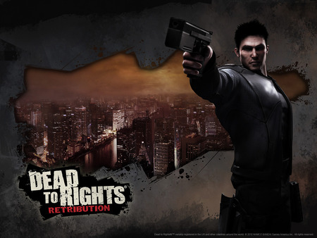 Death to Rights-Shoot - game, attack, 2010, videogame, man, pc, shoot, dark, angry, death to rights, mission, weapon, hero, action, adventure