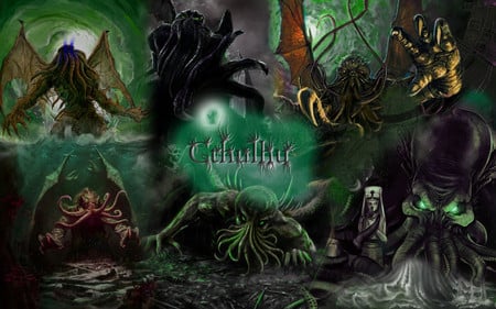 Cthulhu - scary, beast, creature, monster, horror