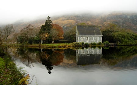 Gougane Barra County Cork Ireland - nature, gougane, landscape, lake, ireland, county