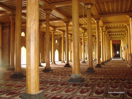 masjid - more than 200 pillars - carpet, mosque, pillars, masjid