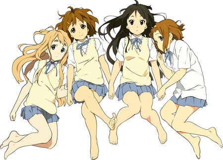 K-ON Mio, Ritsu, Yui, Tsumugi - k-on, ritsu, music, anime, tsumugi, cute, mio, yui