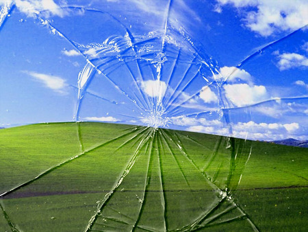 Cracked Windows Screen