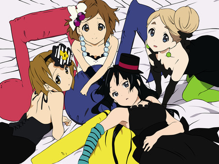 K-ON Mio, Ritsu, Yui, Tsumugi - yui, tsumugi, k-on, music, anime, ritsu, cute, mio