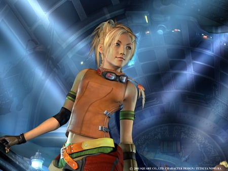 Final Fantasy-X - fighter, game, videogame, teen, girl, beauty, lovely, hair, final fantasy, fantasy, quite