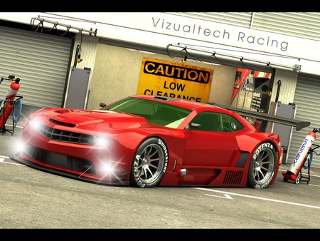 Chevrolet Camaro - racing, chevrolet, camaro, car, red, tuning