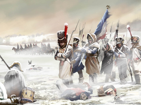 Cossacks II - napoleon, ice, air, men, warrior, video game, war, cool, game, snow, army, group, cossacks ii