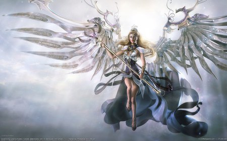 julianna kolakis - wings, sky, girl, angel