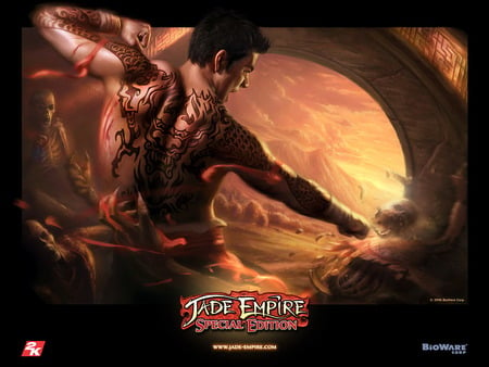 Perfect Man - jade empire, game, fantastic, attack, brave, warrior, perfect, man, punch, 2007, action, adventure, video game