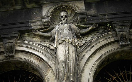 Necro Watcher - skull, scary, art, photography, religion, medieval, gothic