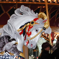 Closeup Carousel Horse