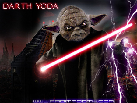 Dark side Yoda - star wars, character