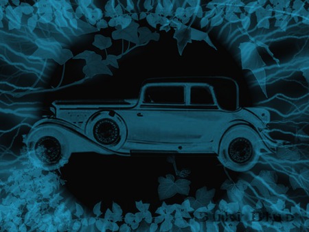 Blue dream 3 - dream, car, blue