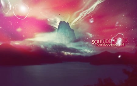 solitude fond - solitude, abstract