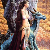 Girl and Dragon