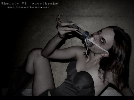 Anesthesia by scarypaper - girl, gothic, dark, scary, goth, gross, woman, horror, demon, creepy