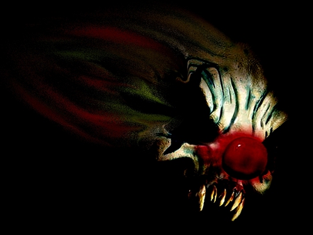 DemonClown: by twixler - scary, creepy, monster, evil, macabre, clown, beast, creature, horror, demon