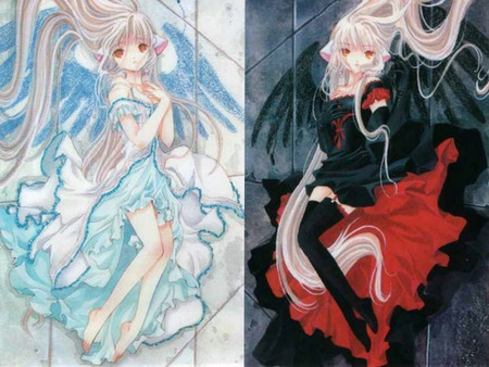 From Chobits Artbook - clamp, chobits