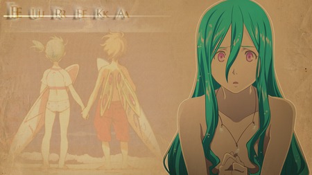 Eureka 7 - seven, hair, blue, anime, memories, eureka