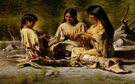 native americans - people, womans, native, americans