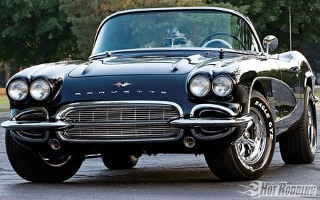 Black Corvette Convertable