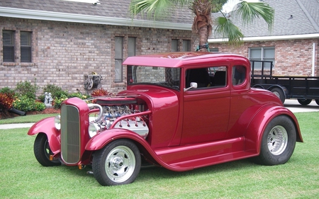 29 Ford Rod - cars, classic car, hot rod, model t, street rod, 29 ford, ford, pro street