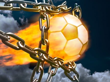 fire ball - sports, soccer