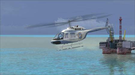 Channel Four News - water, helicopter, fsx, oil spill, oil