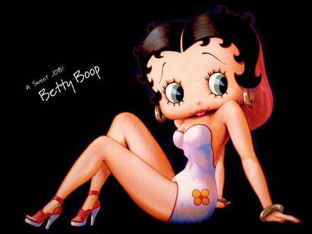 Betty Boop - big eyes, cute, betty boop, curls