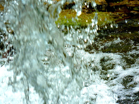 Splash! - river, water, waterfall, fountian, rocks