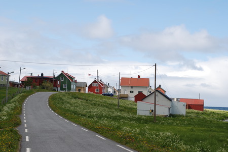 Home at last - road, home, houses