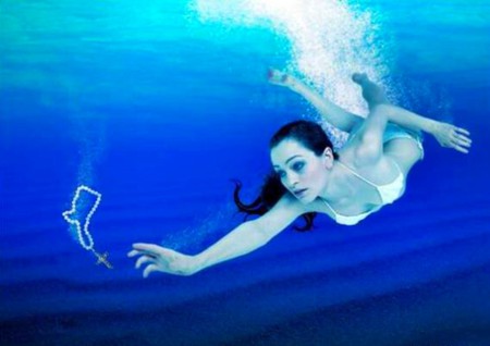 Girl under water - girl, cool, photography, under water