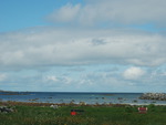 Big sky over small house