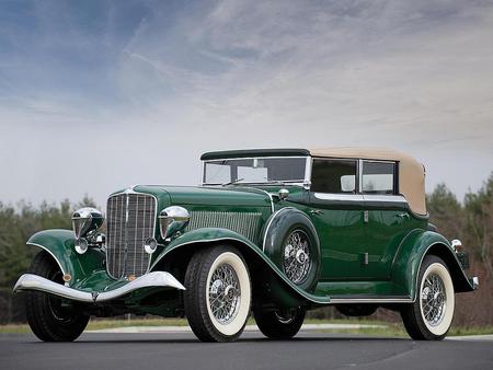 1934-Auburn Twelve Phaeton Sedan - auburn, sedan, classic