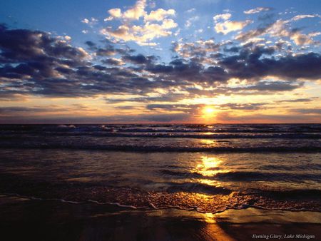 sunset at the beach - paradise, sunset, beach