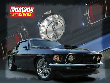 Ford Mustang - hot rod, ford mustang, mustang, muscle car, classic, cars, ford, classic car