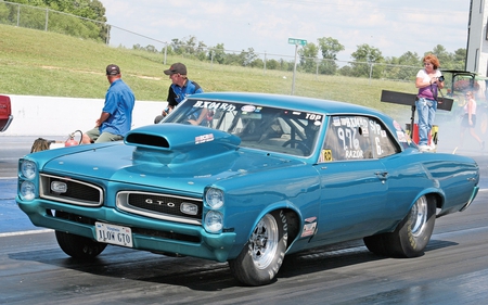 Goat - pontiac gto, cars, drags, classic car, race car, hot rod, muscle car, pontiac, drag racing