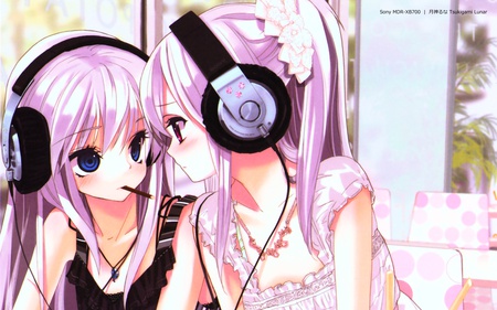 Sony MDR XB700 - girls, moe, headphone, pink, headphones, cute, widescreen