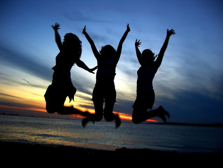 This is freedom - fun, freedom, beach, sunset, sea