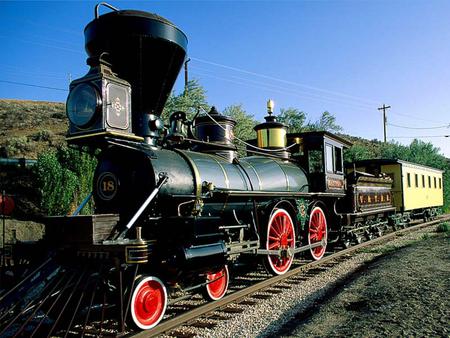 old train with the goods too - train, transports, nature, old, ride, track