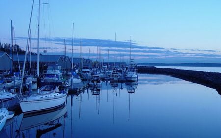 peaceful harbor - island, nature, beaches