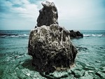 big rock denia beach spain