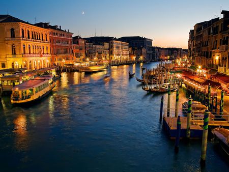 Romantic Venice - sunset, venice