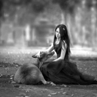 Girl w Deer