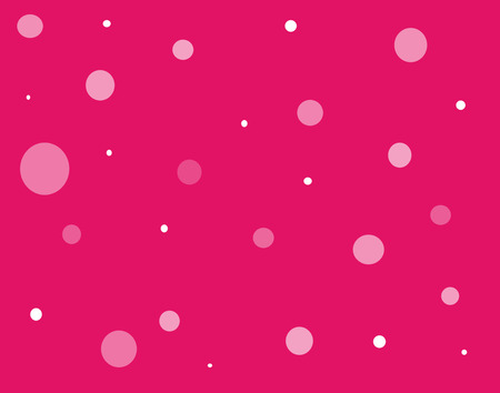 Fushia dots - dots, white, fushia, pink