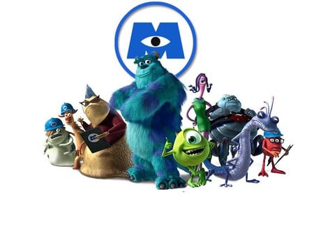 Monsters vs Aliens  - monsters, alins, cartoon, blue